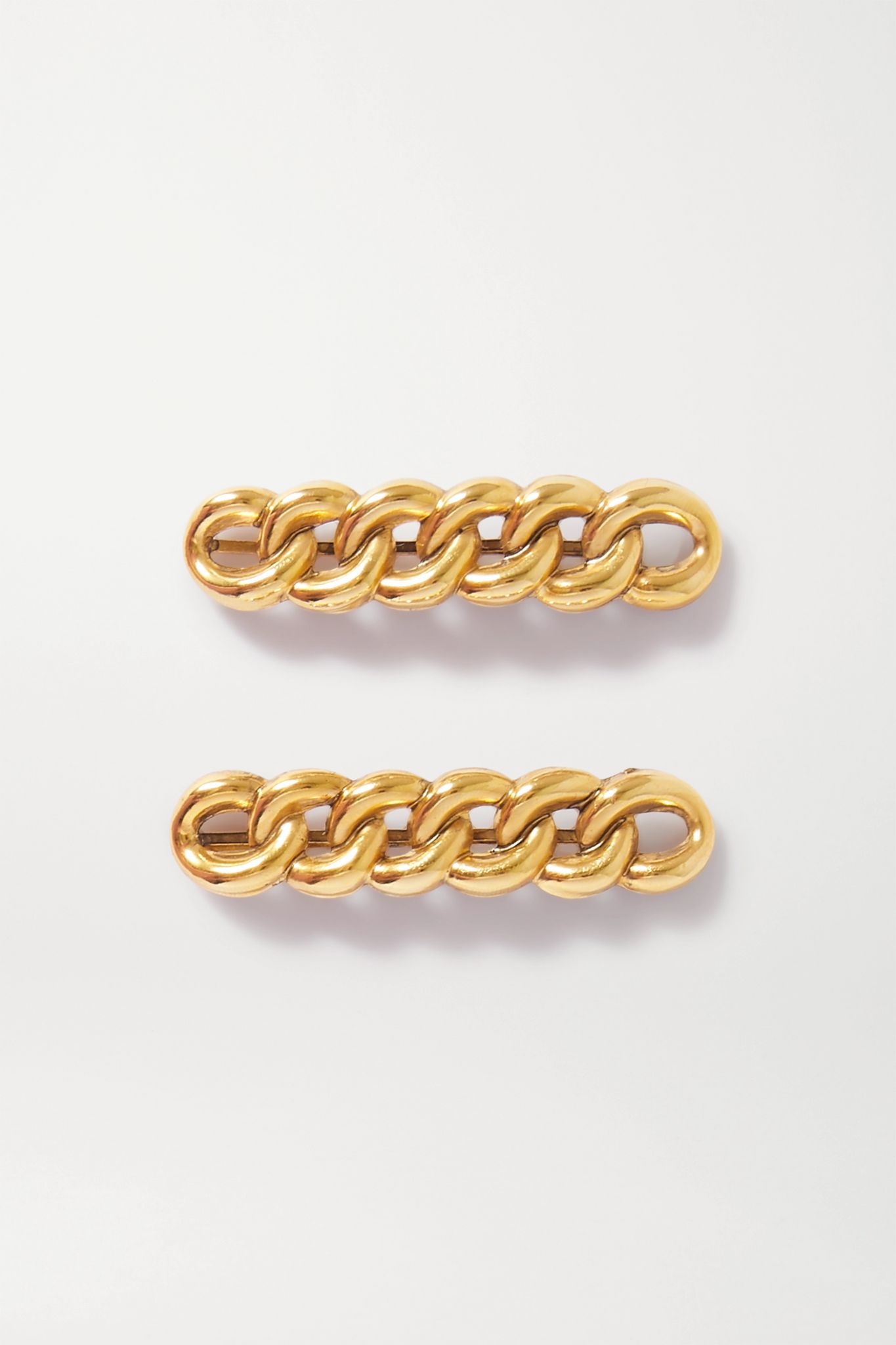 Didi set of two gold-tone slides - 1