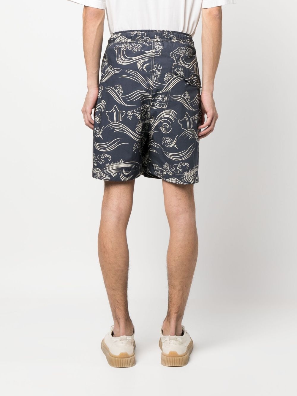 Songkran graphic-print shorts - 4