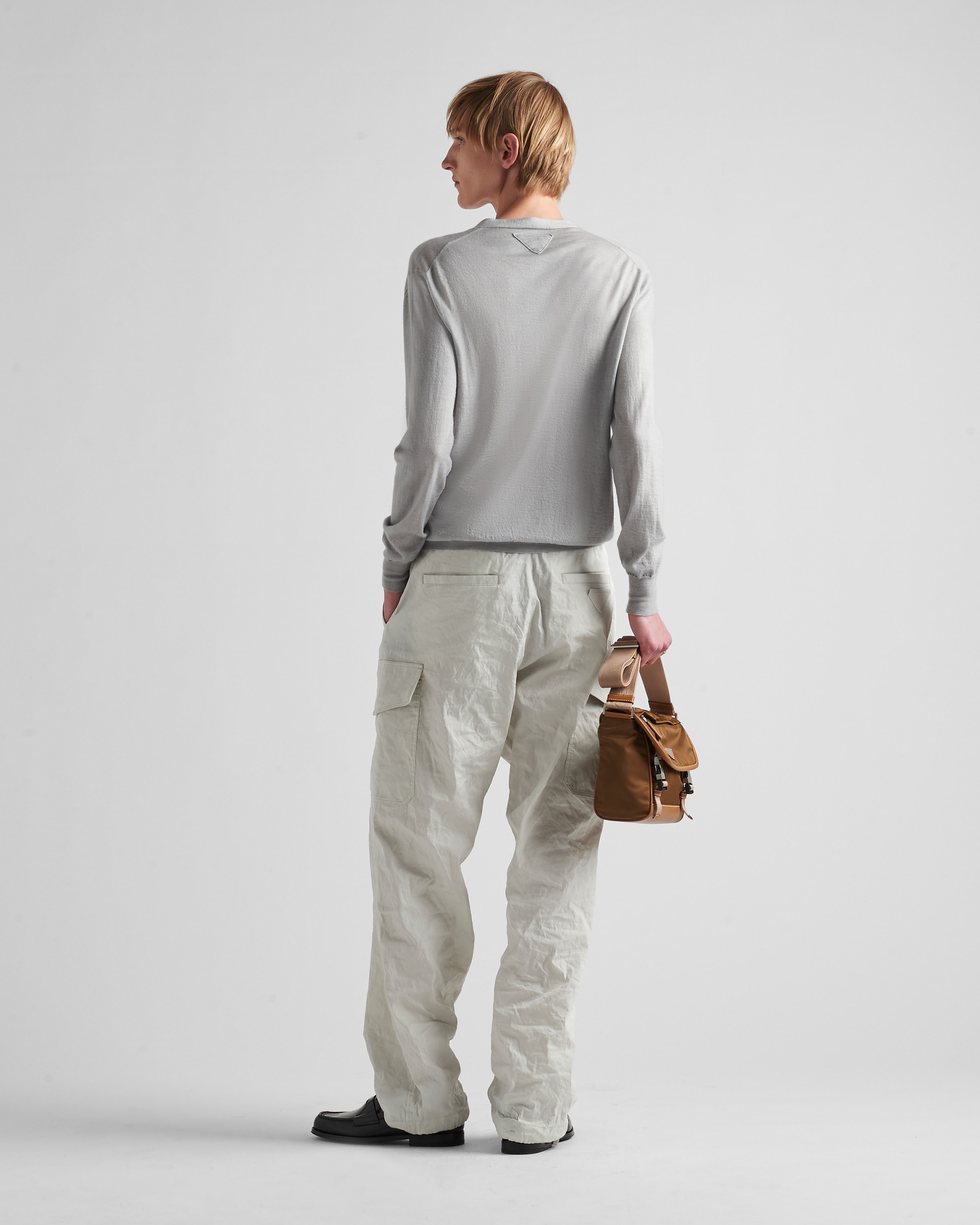 Stretch cotton pants - 5