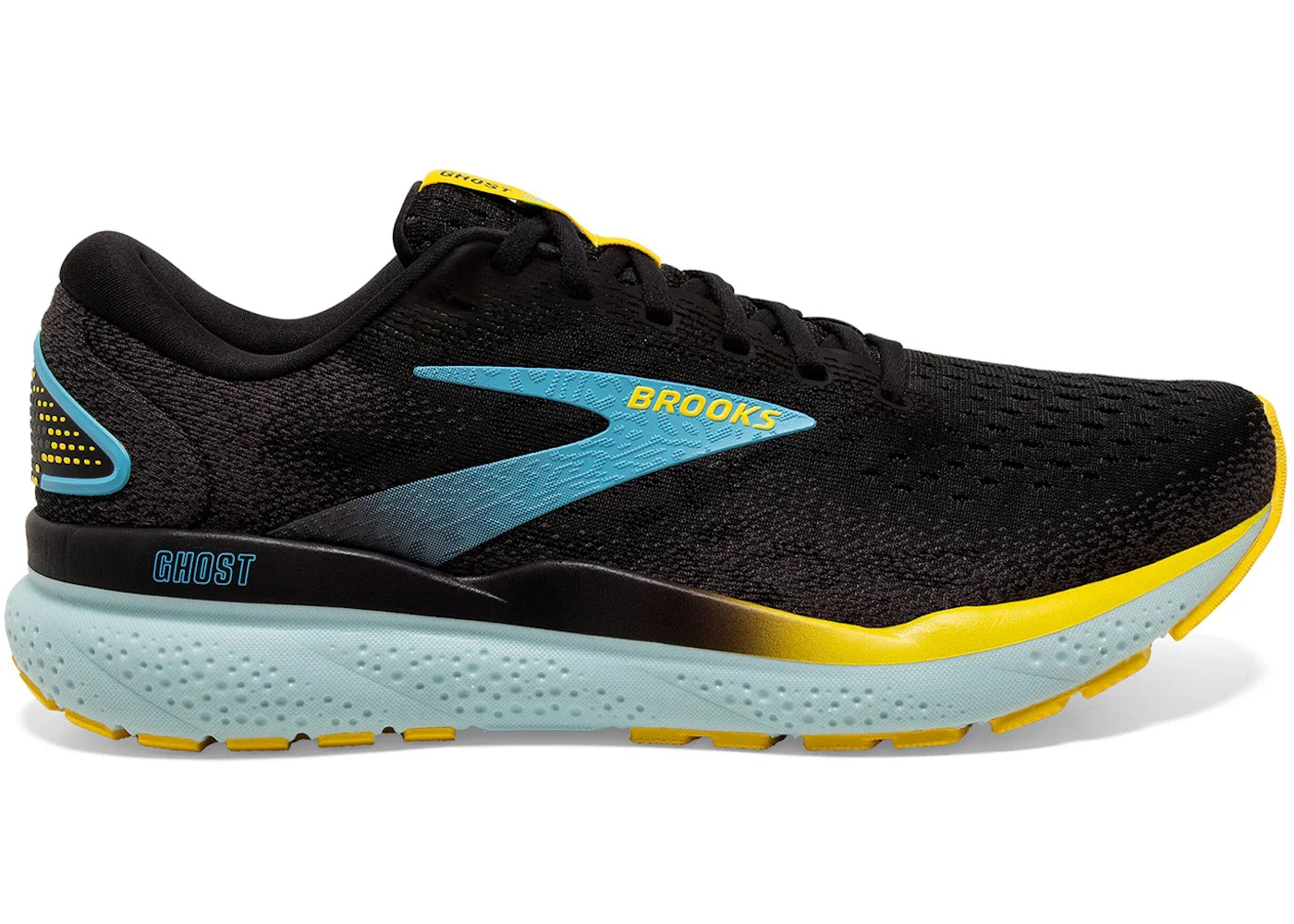 Brooks Ghost 16 Black Forged Iron Blue - 1