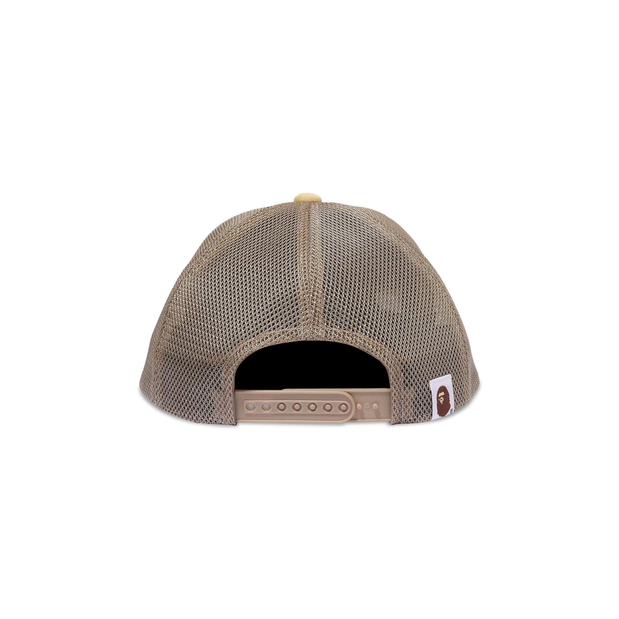 BAPE Color Camo NYC Logo Mesh Cap 'Yellow' - 2