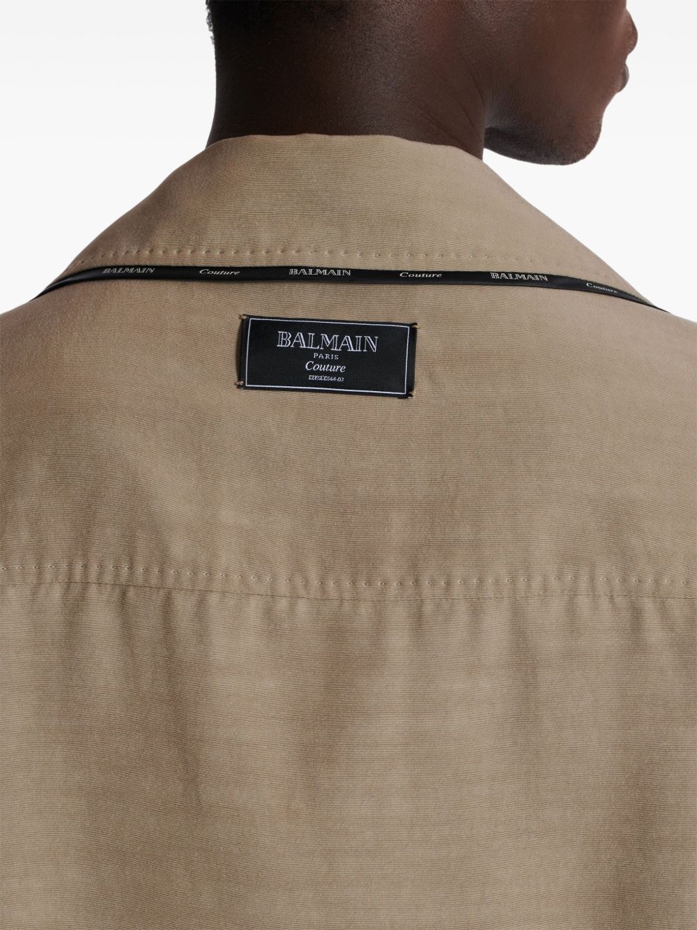 contrast-trim shirt - 6