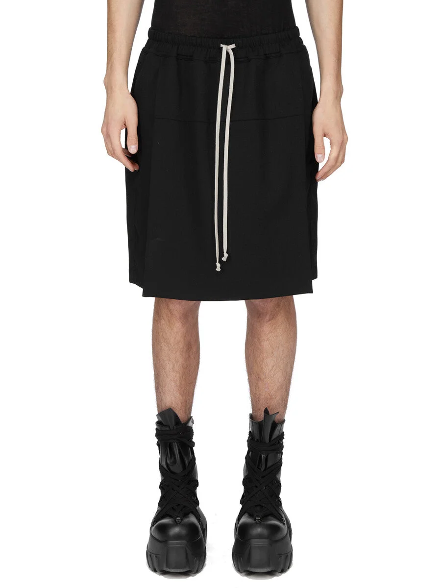 Black Tower Kilt Shorts - 1