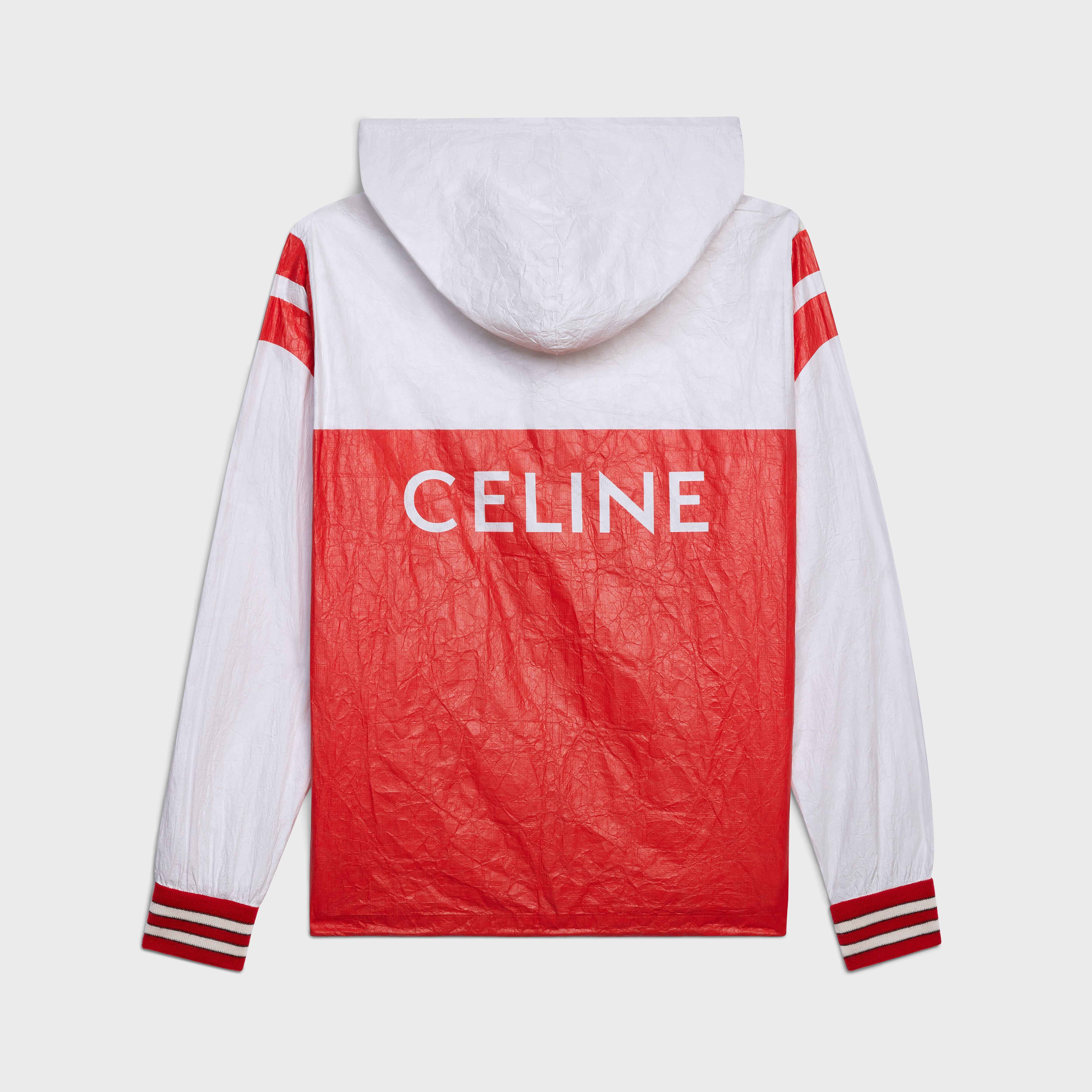 CELINE WINDBREAKER WITH PAPER EFFECT FABRIC - 2