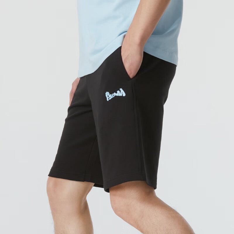 PUMA Logo Casual Shorts 'Black' 628039-01 - 3
