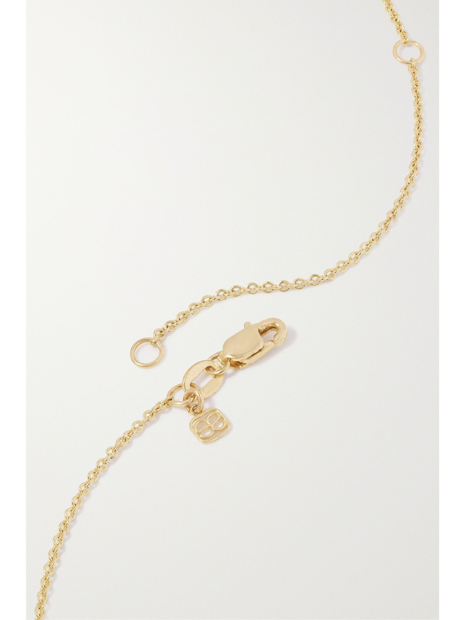 Small Butterfly 14-karat gold, diamond and turquoise necklace Gold - 3