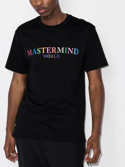MASTERMIND WORLD multicolour logo short-sleeve T-shirt outlook