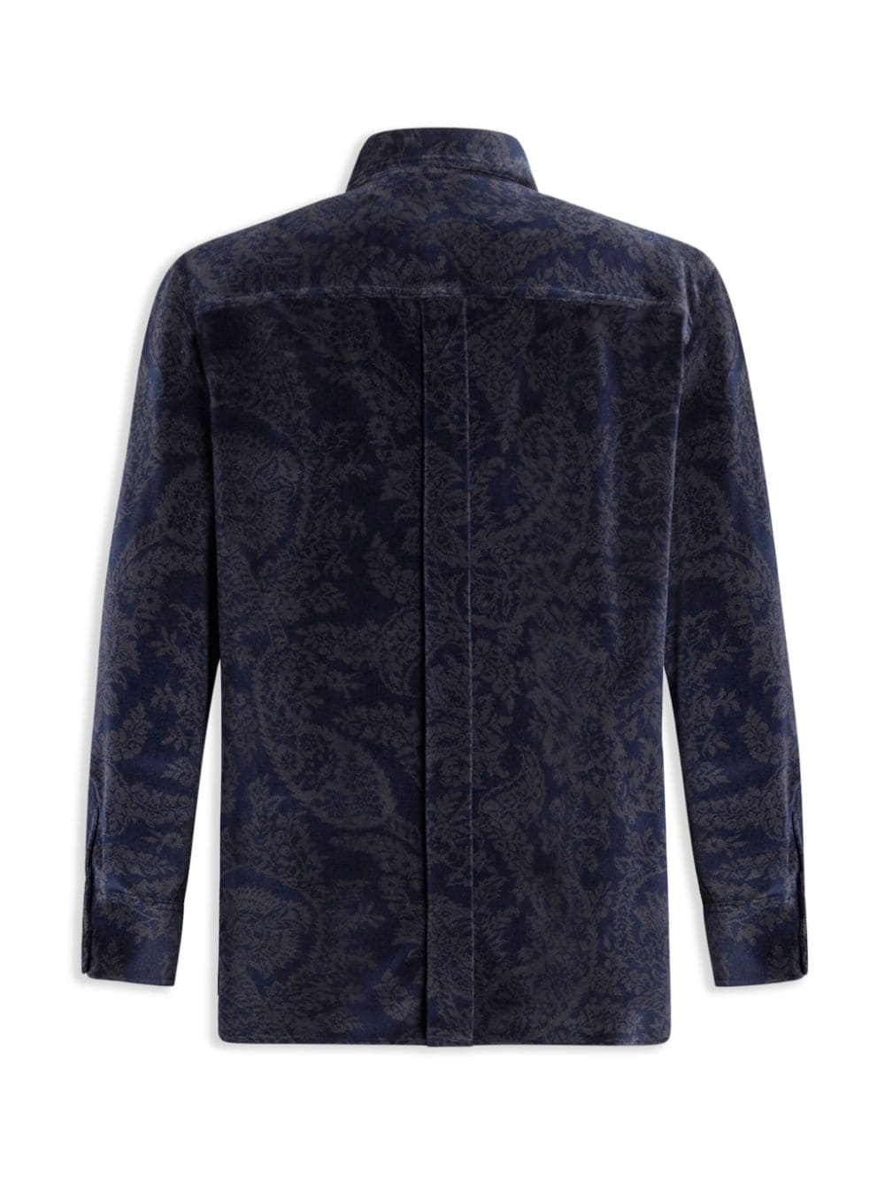 jacquard chenille overshirt - 6