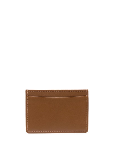 A.P.C. André logo-stamp cardholder outlook