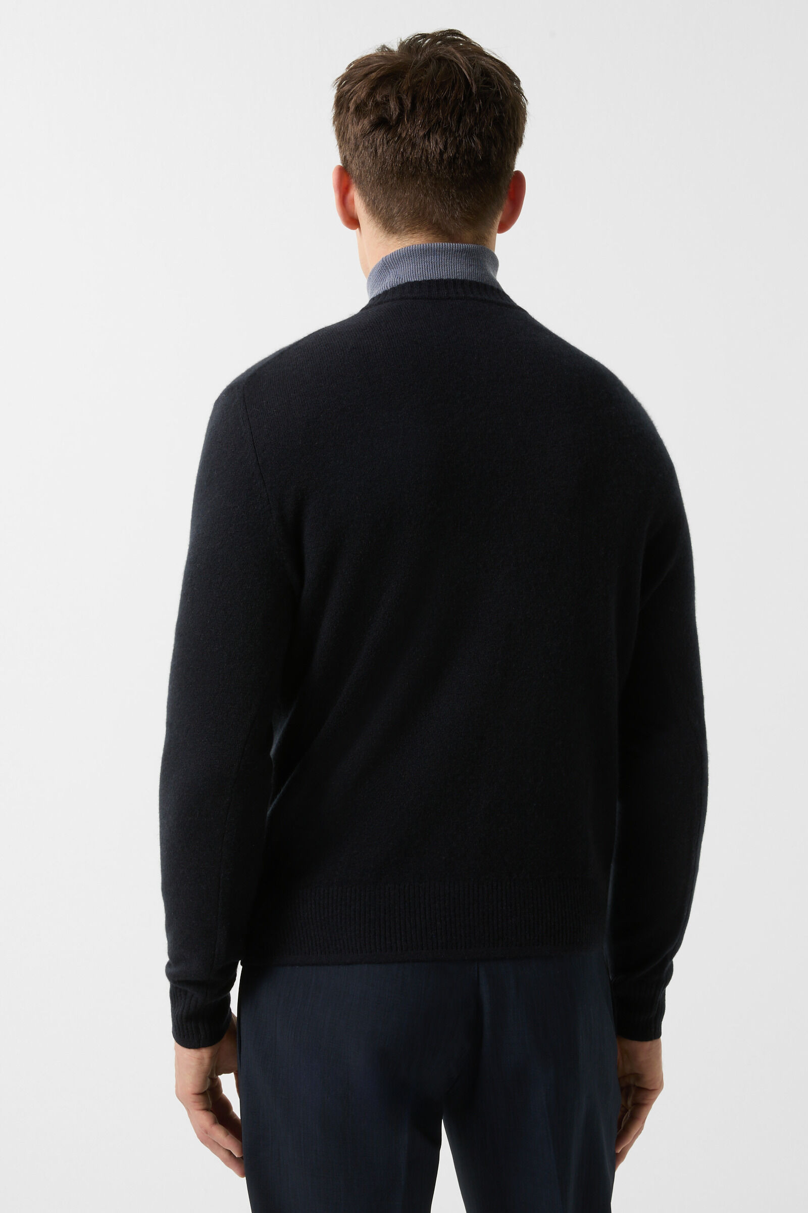 Brendon cashmere sweater in Navy blue - 3