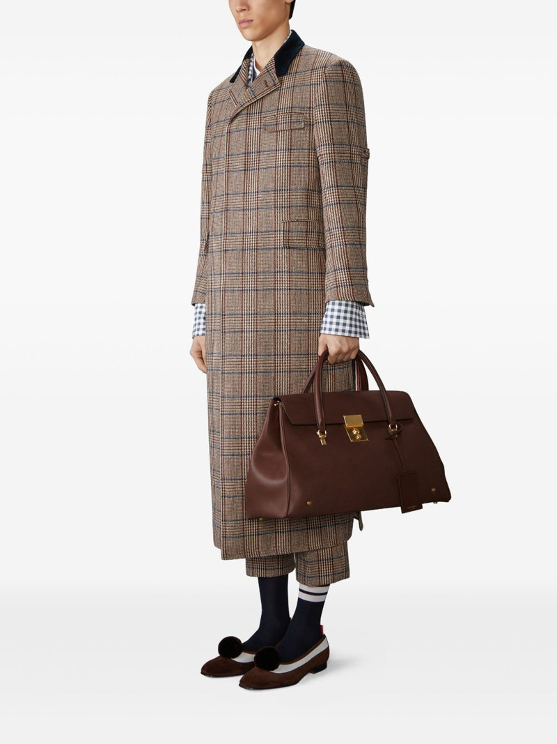 Thom Browne Mr. Thom leather holdall outlook