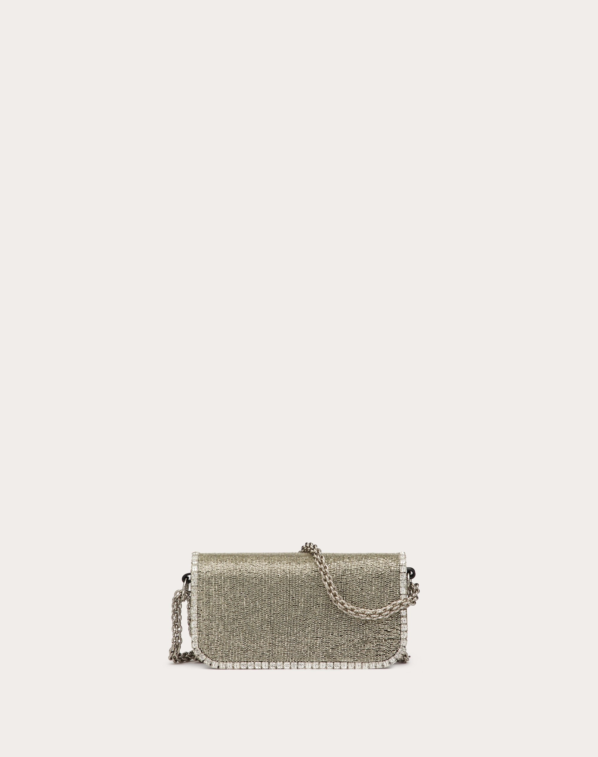 VALENTINO GARAVANI LOCÒ EMBROIDERED SMALL SHOULDER BAG - 3