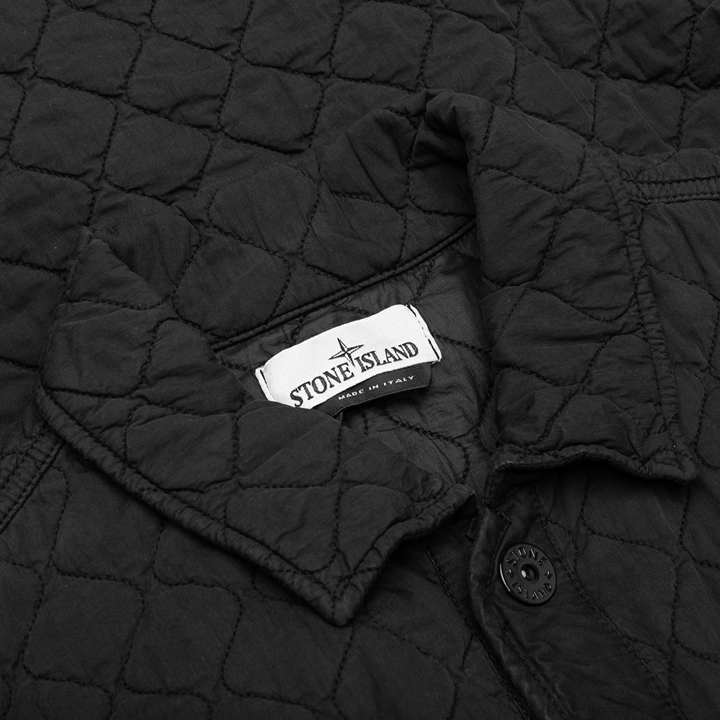 LIGHT QUILTED JACKET - BLACK - 3