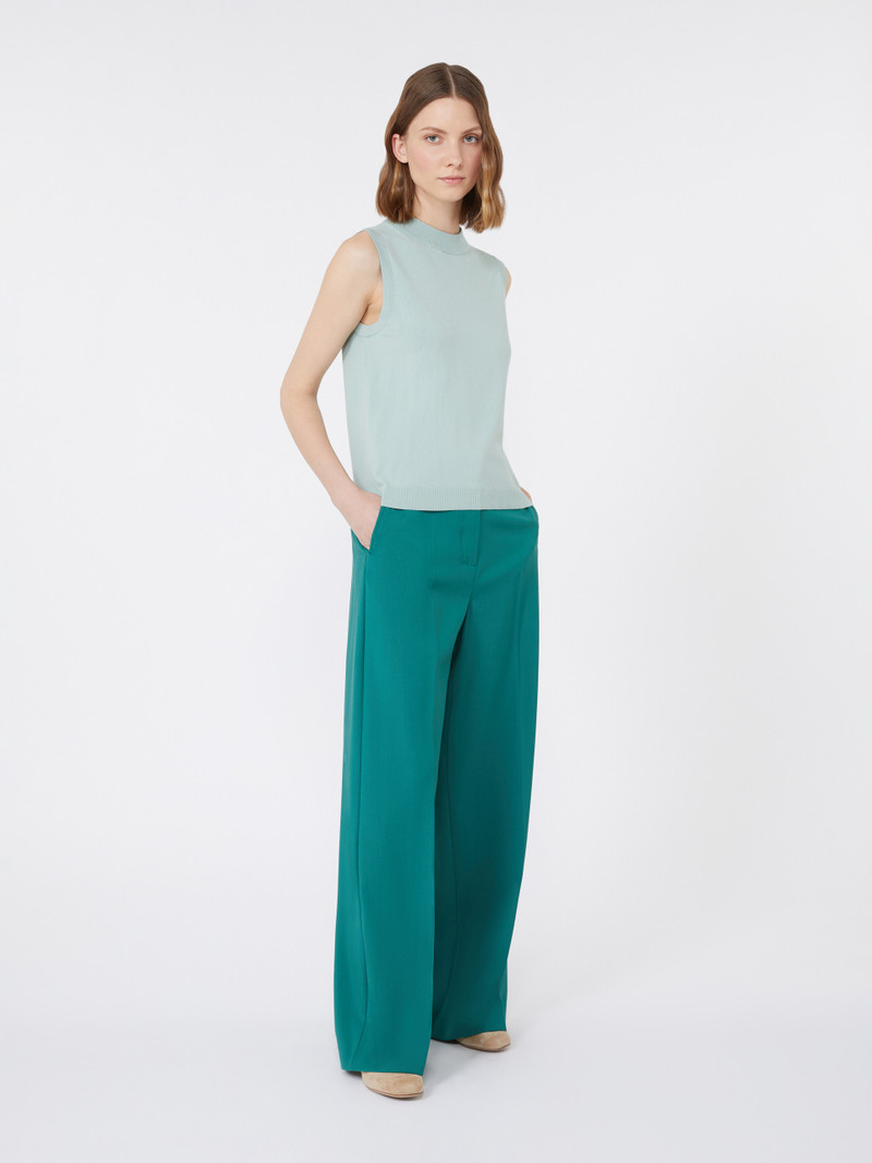 WEEKEND Max Mara NAZIONE Stretch viscose yarn top outlook