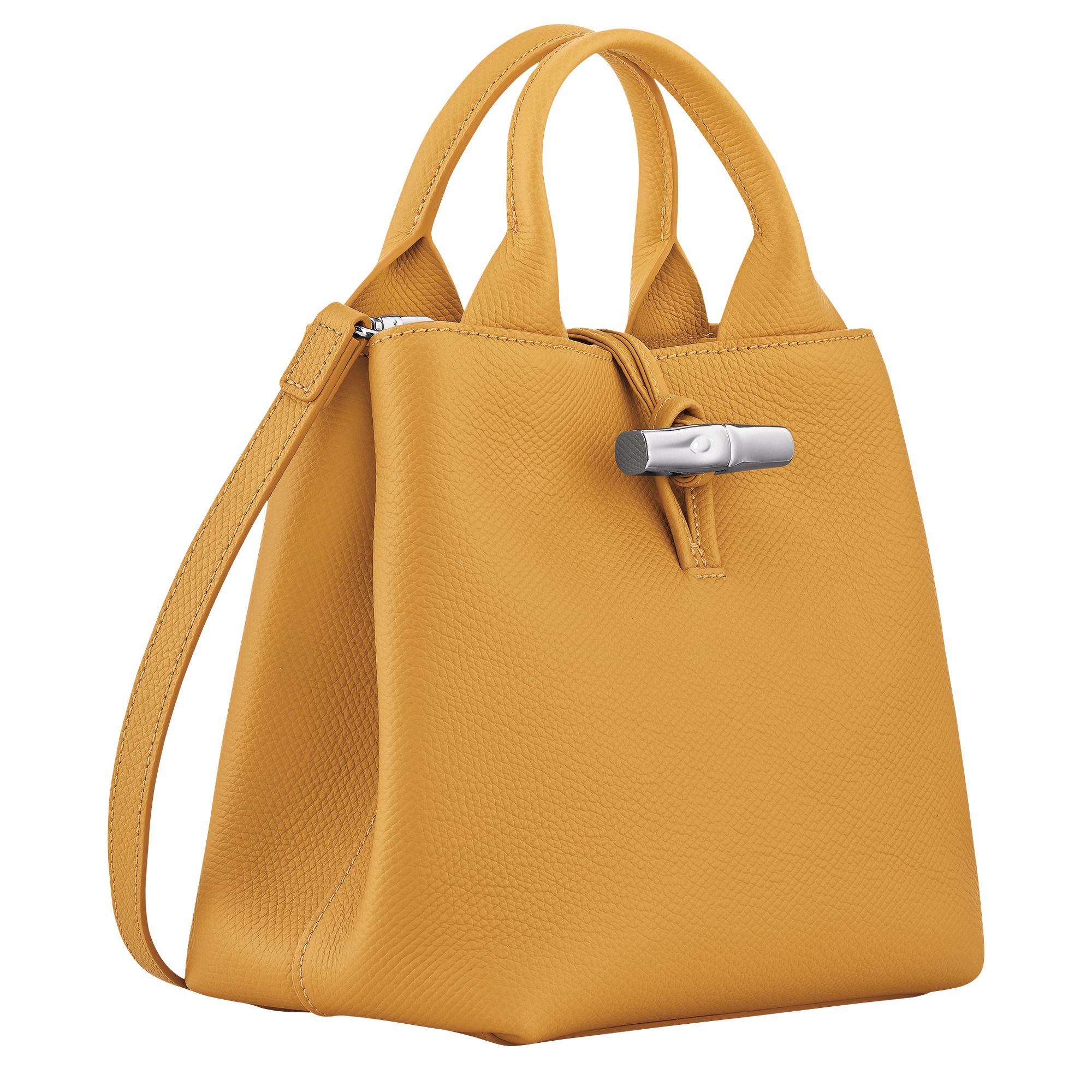 Le Roseau S Handbag Nutmeg - Leather - 3
