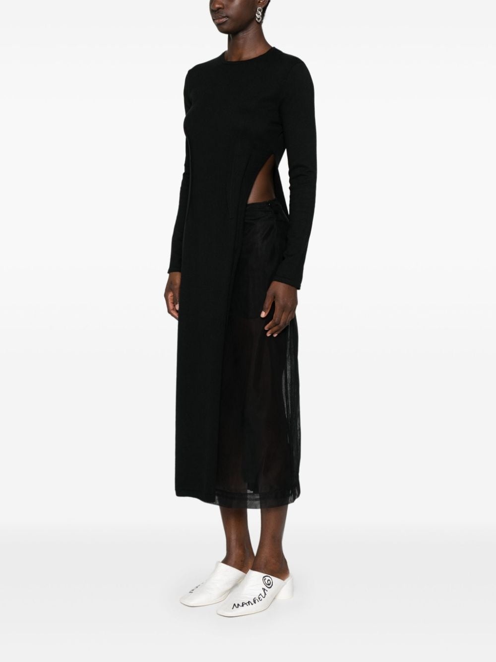 single stitch-logo jumper - 3