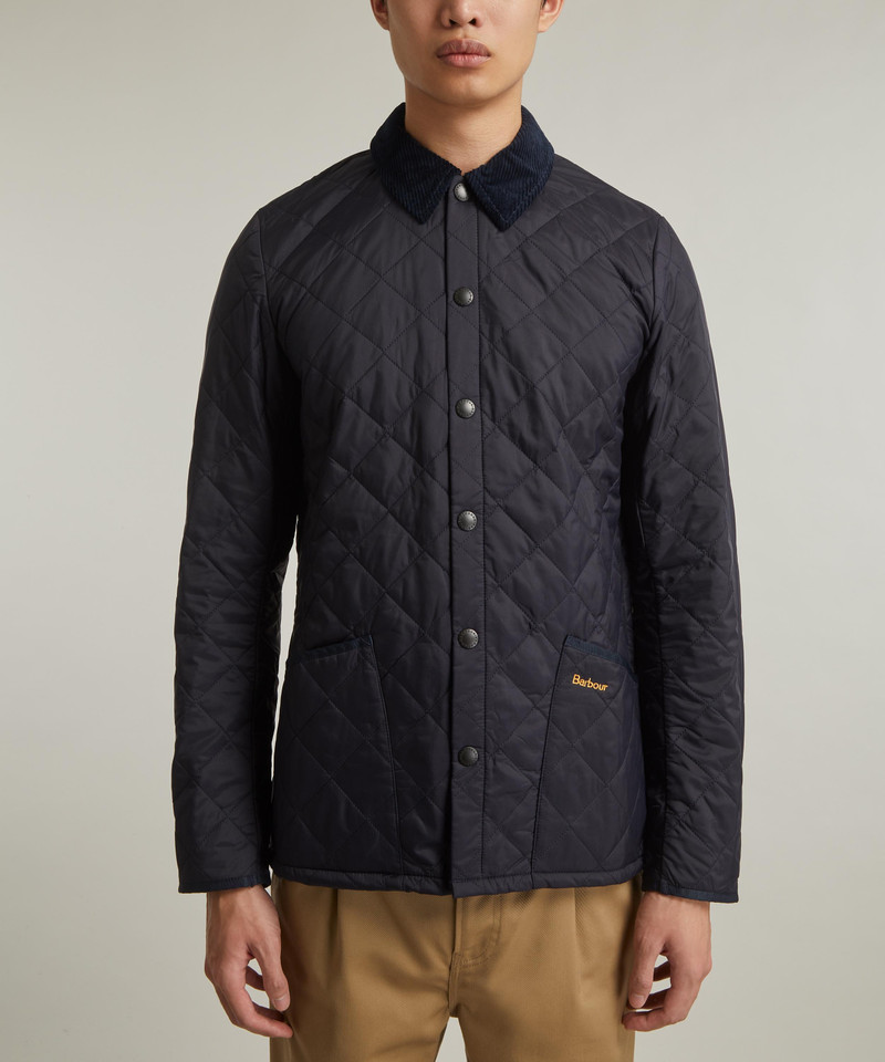 Barbour Heritage Liddesdale Navy Quilted Jacket outlook