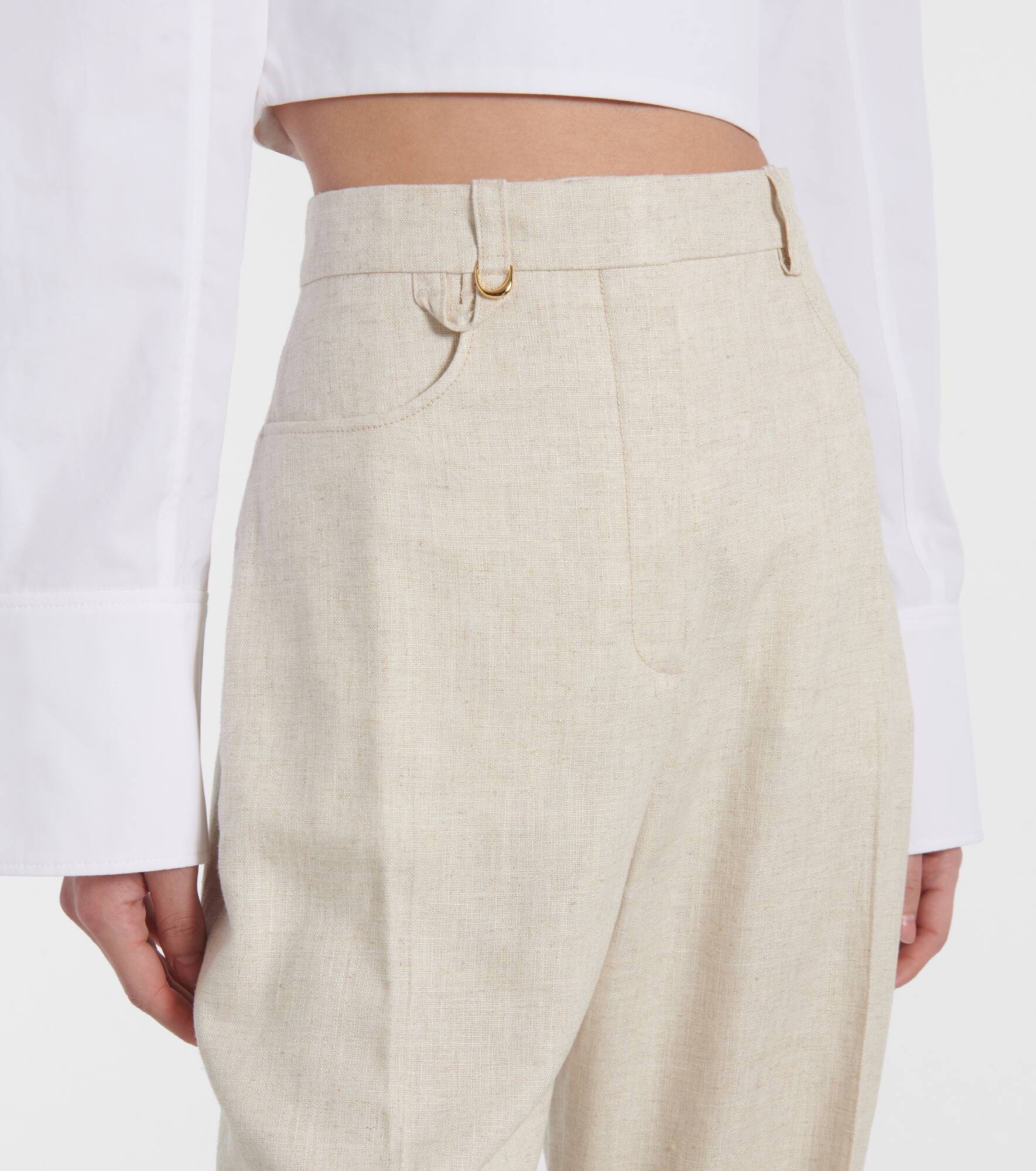 Sauge high-rise straight pants - 4