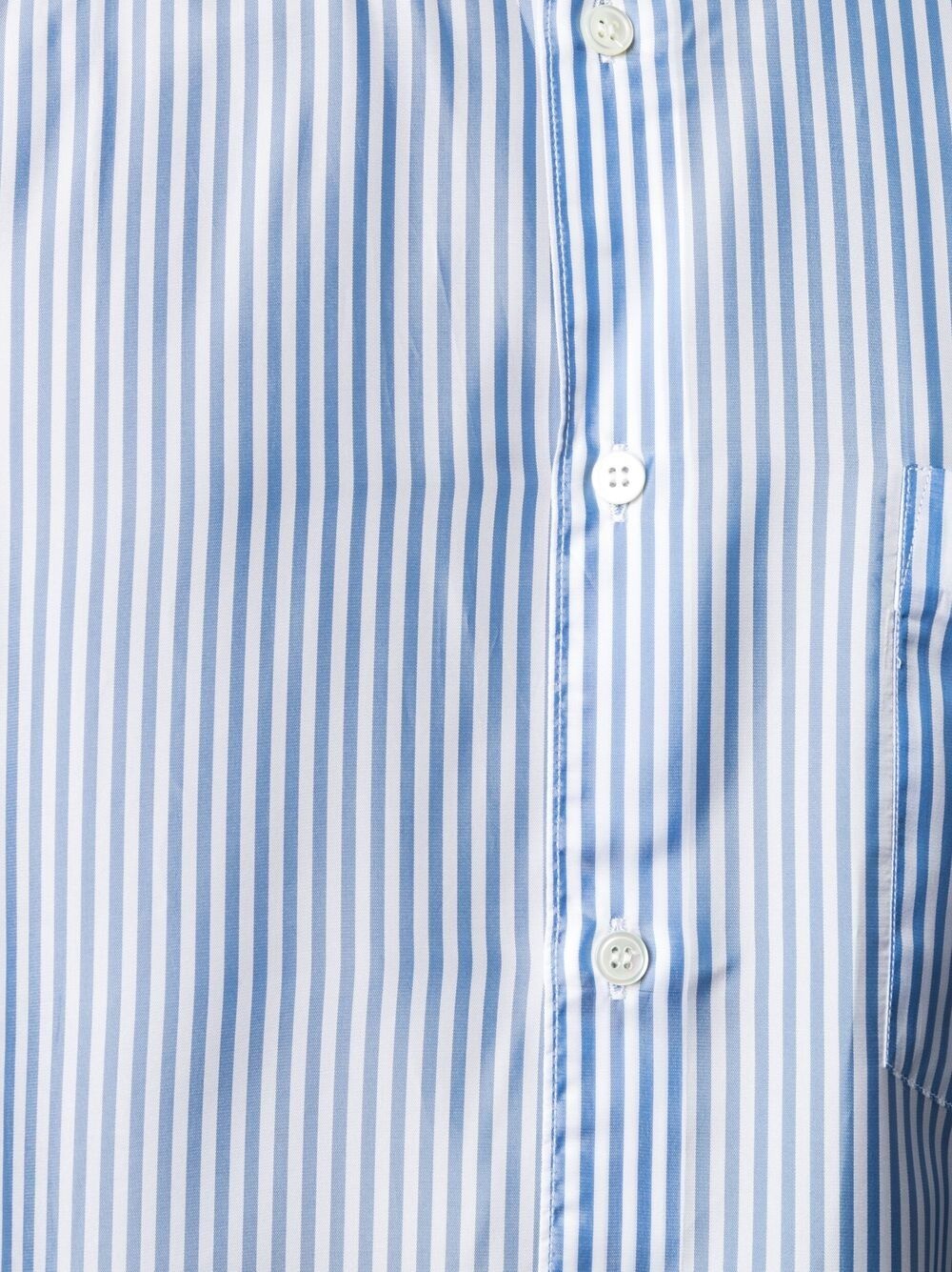 vertical stripe-print shirt - 5