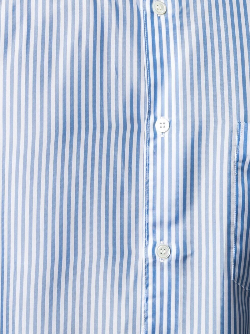 vertical stripe-print shirt 5
