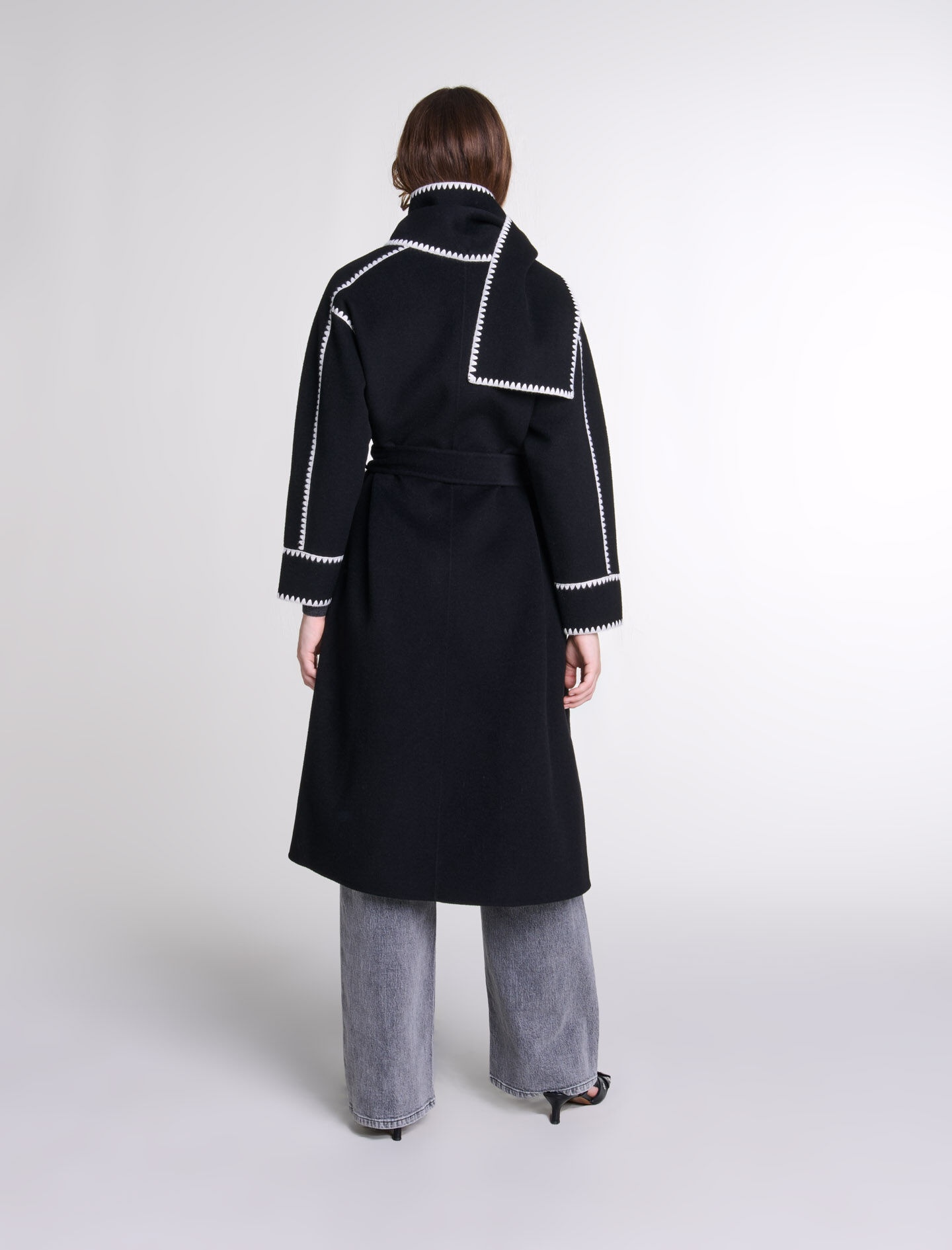 Two-tone double-faced coat - 4