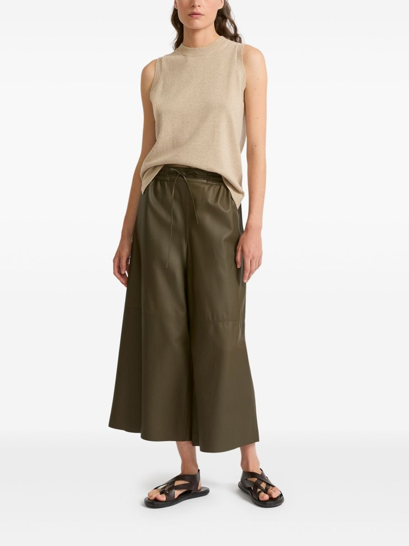 Yves Salomon lambskin culotte pants outlook
