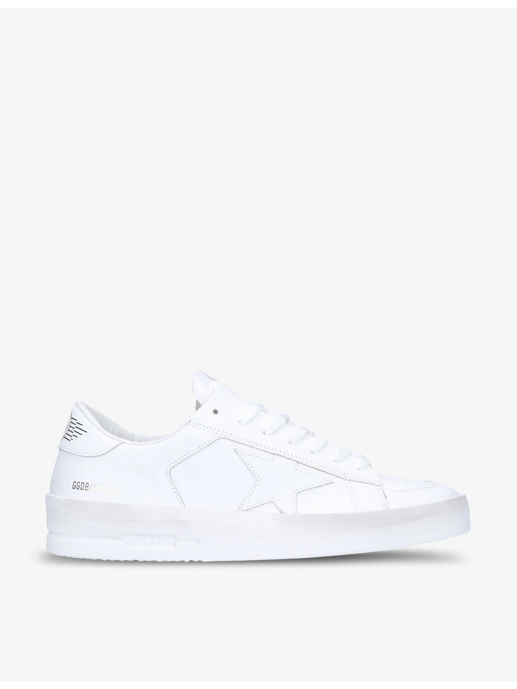 Men's Stardan logo-print leather low-top trainers - 1