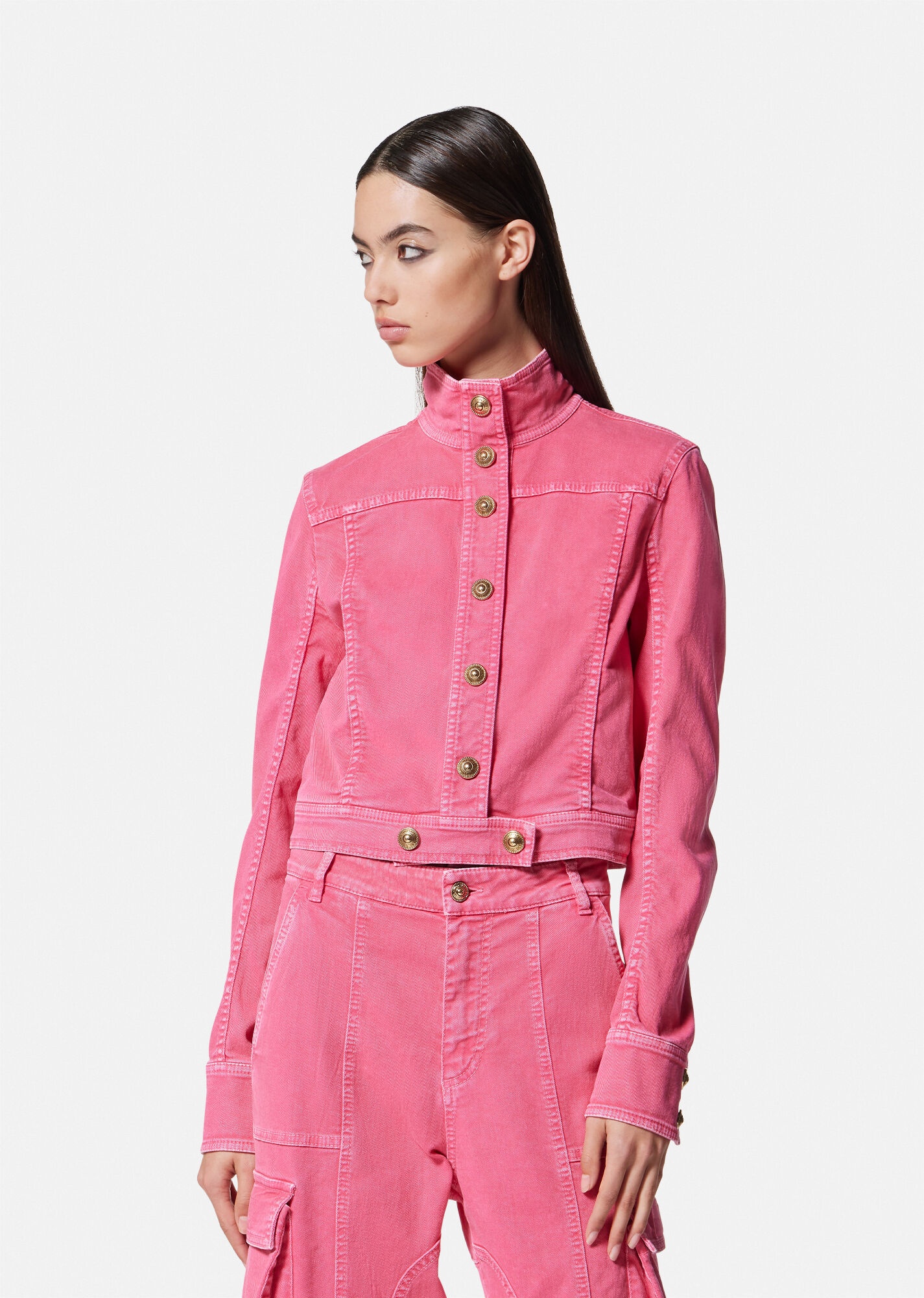 Crop Denim Jacket - 3