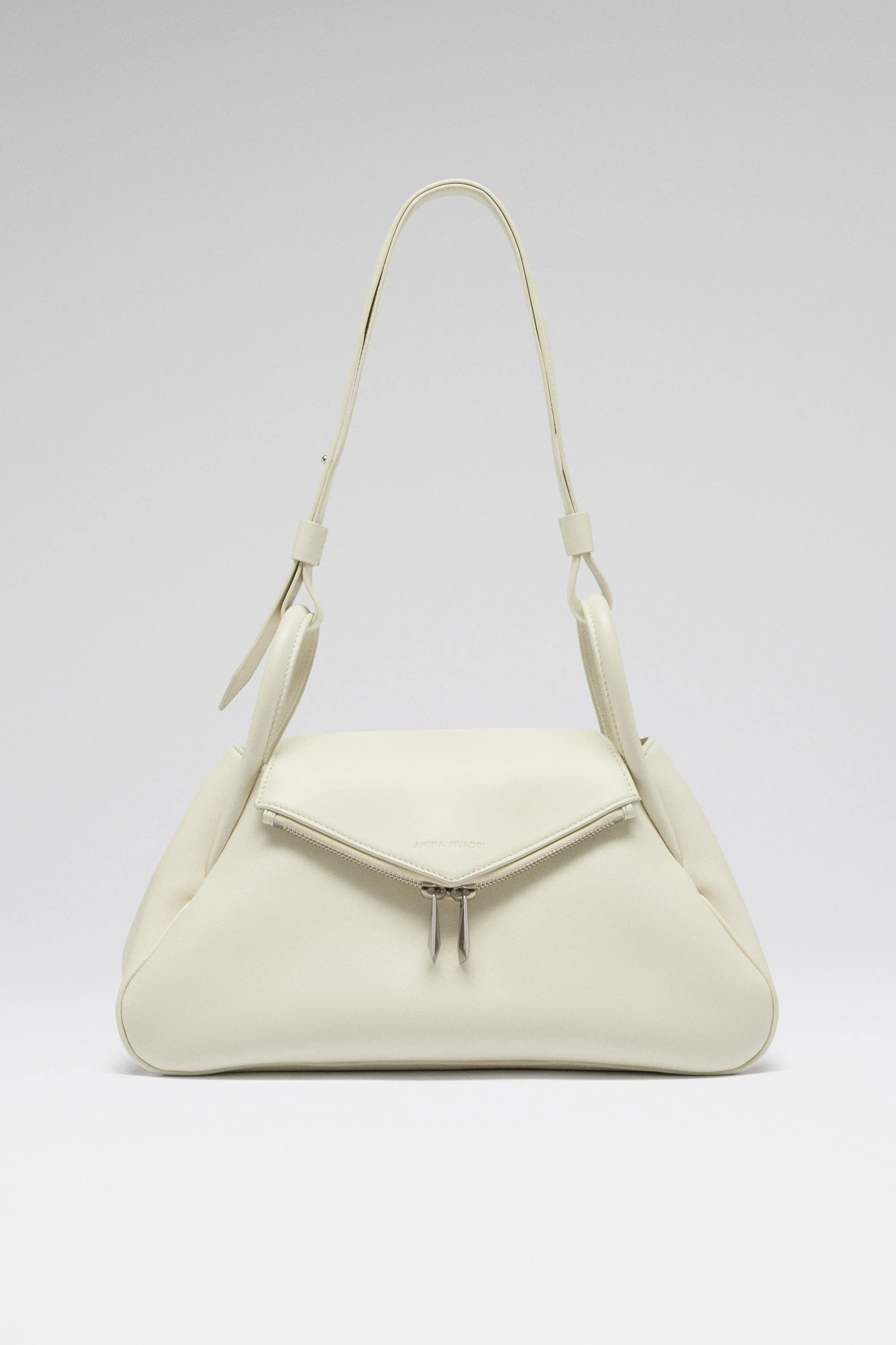 GEMINI SHOULDER BAG ALMOND NAPPA - 1