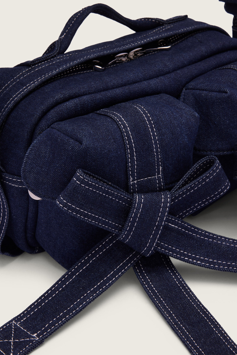 Simone Rocha Beaded Classic Bow Crossbody Bag outlook