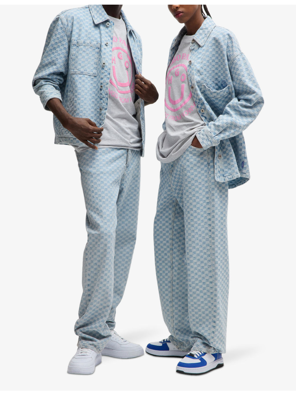 Graphic-print relaxed-fit denim jeans - 2