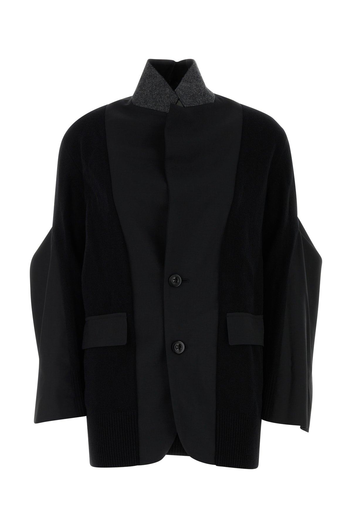 Sacai Women Suiting X Knit Jacket - 1