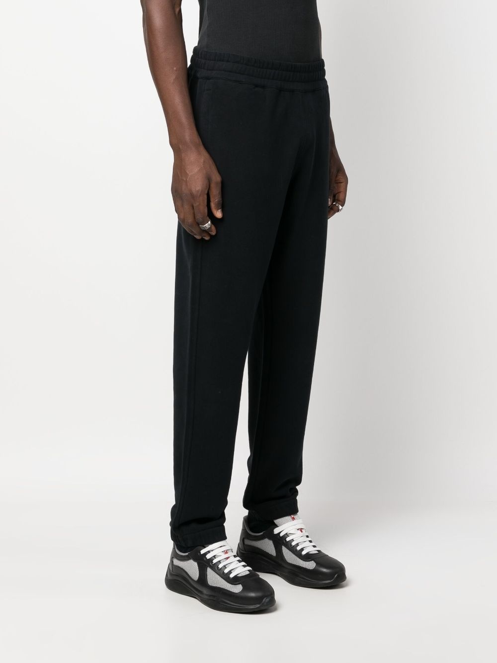 logo-print cotton track pants - 3