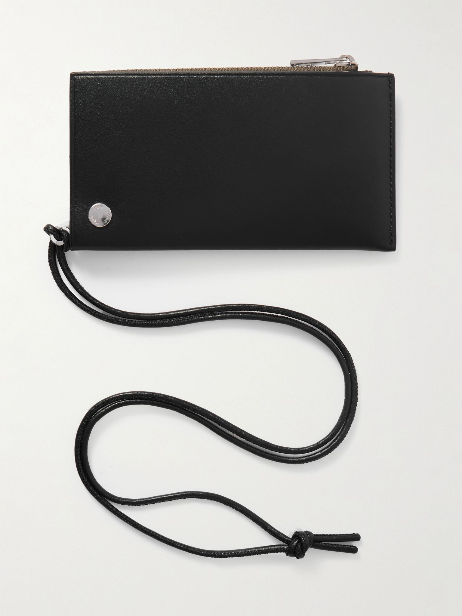Pebble Slider Leather Cardholder Black - 2
