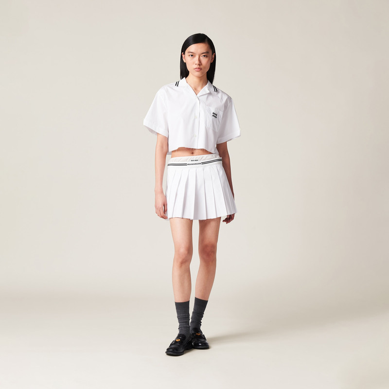 Miu Miu Poplin shirt outlook