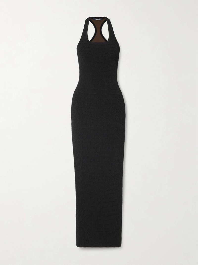 스칼라 jacquard-knit maxi 드레스 한국어 - 1