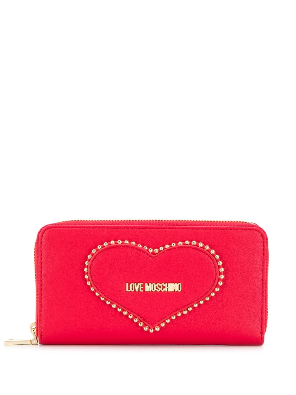 logo heart stud wallet - 1