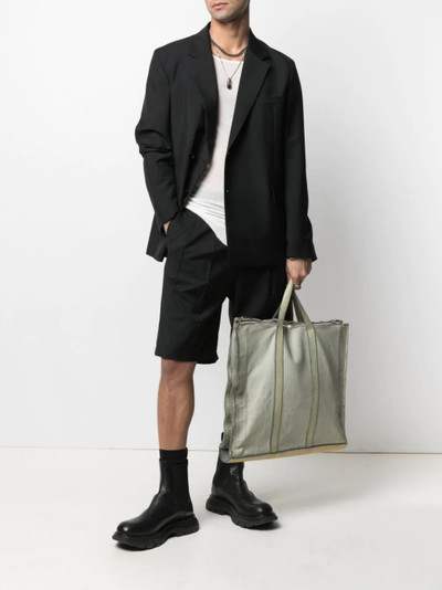 Guidi folded leather shoulder bag outlook