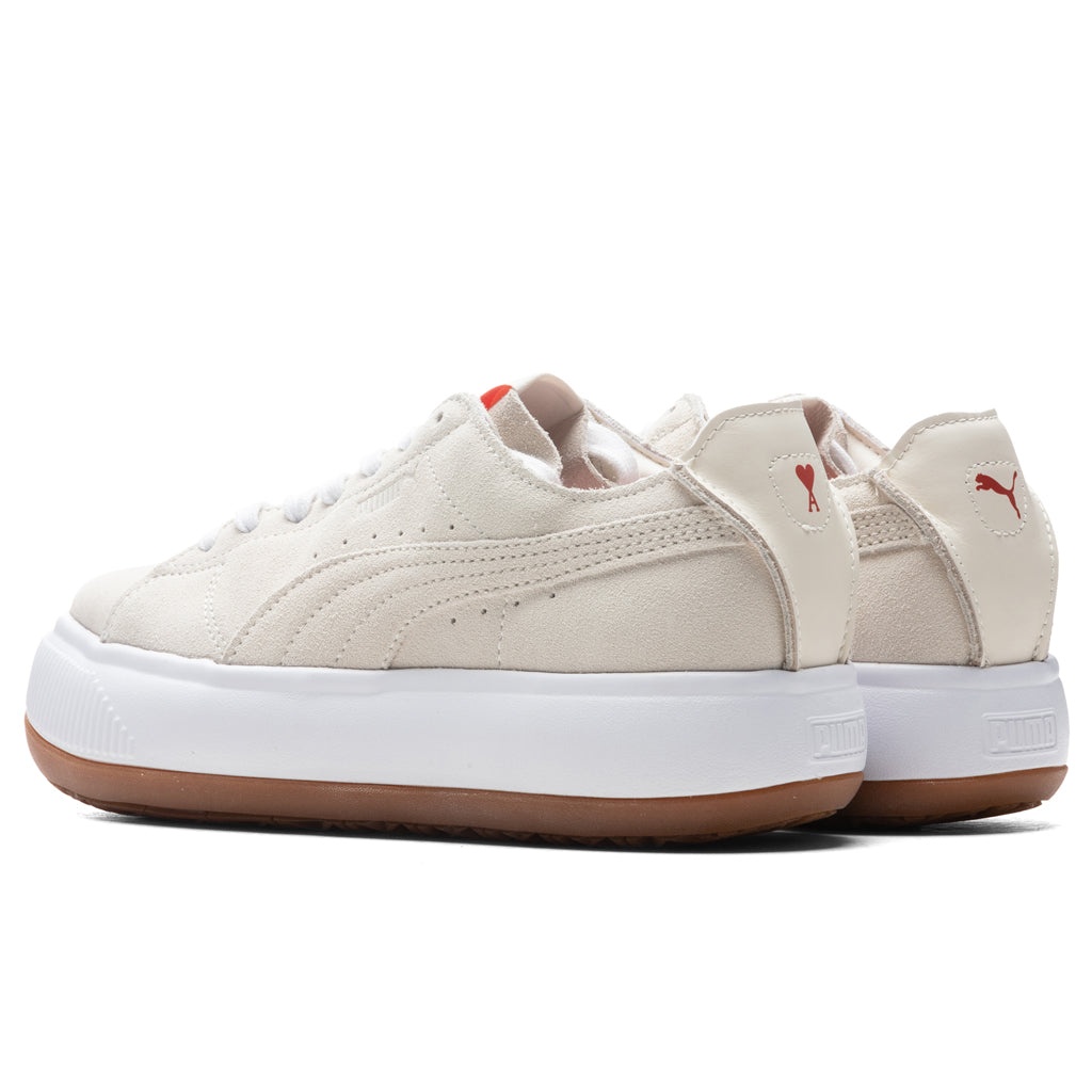 PUMA X AMI WOMEN'S SUEDE MAYU DECONSTRUCT - PRISTINE - 3