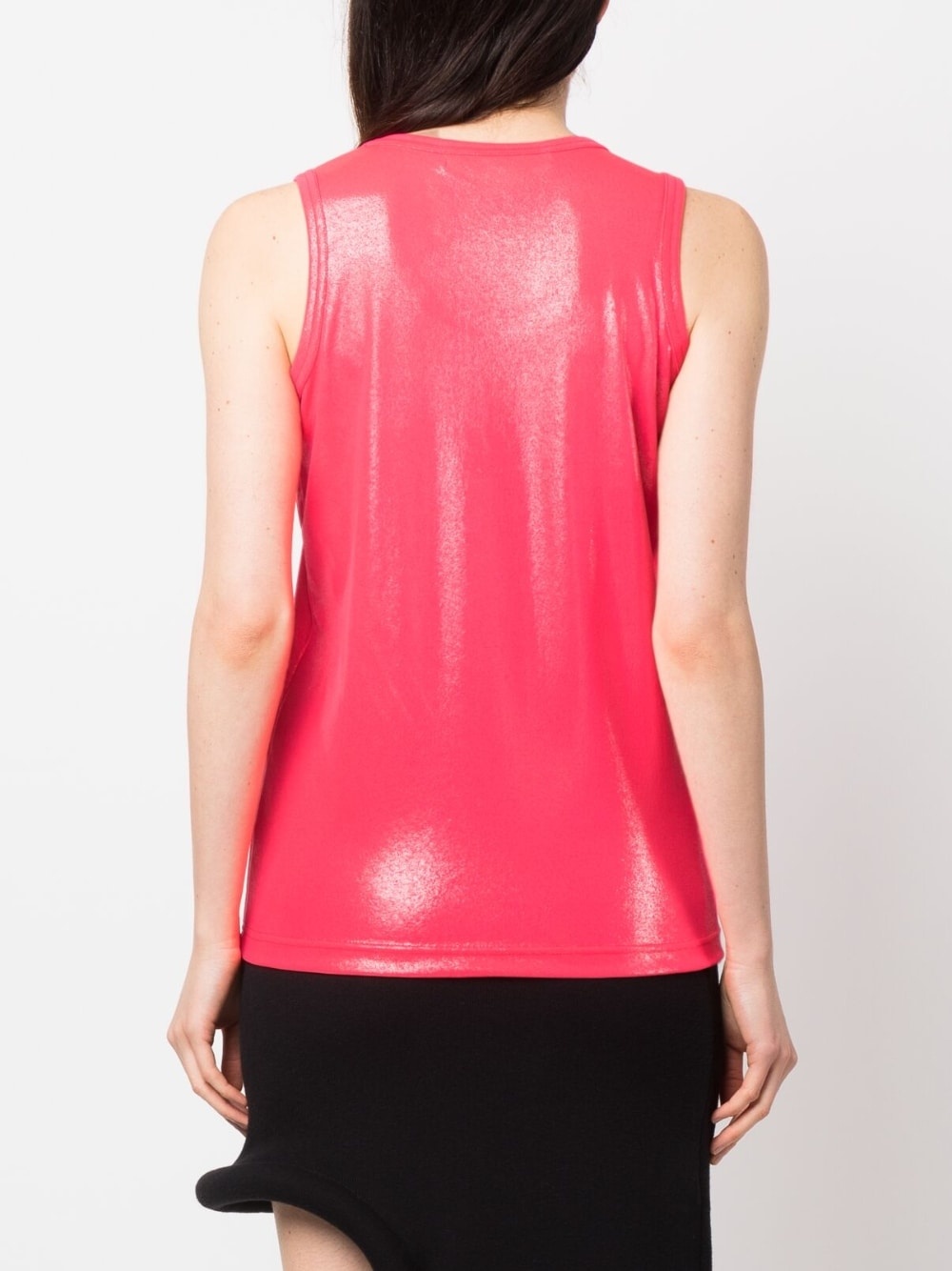 high-shine short-sleeve top - 4