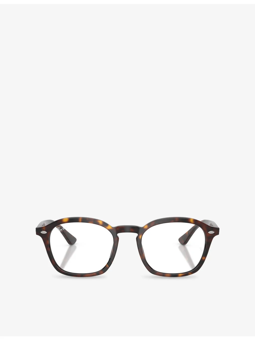 RB5451 Round-Frame Tortoiseshell Acetate Optical Glasses - 1