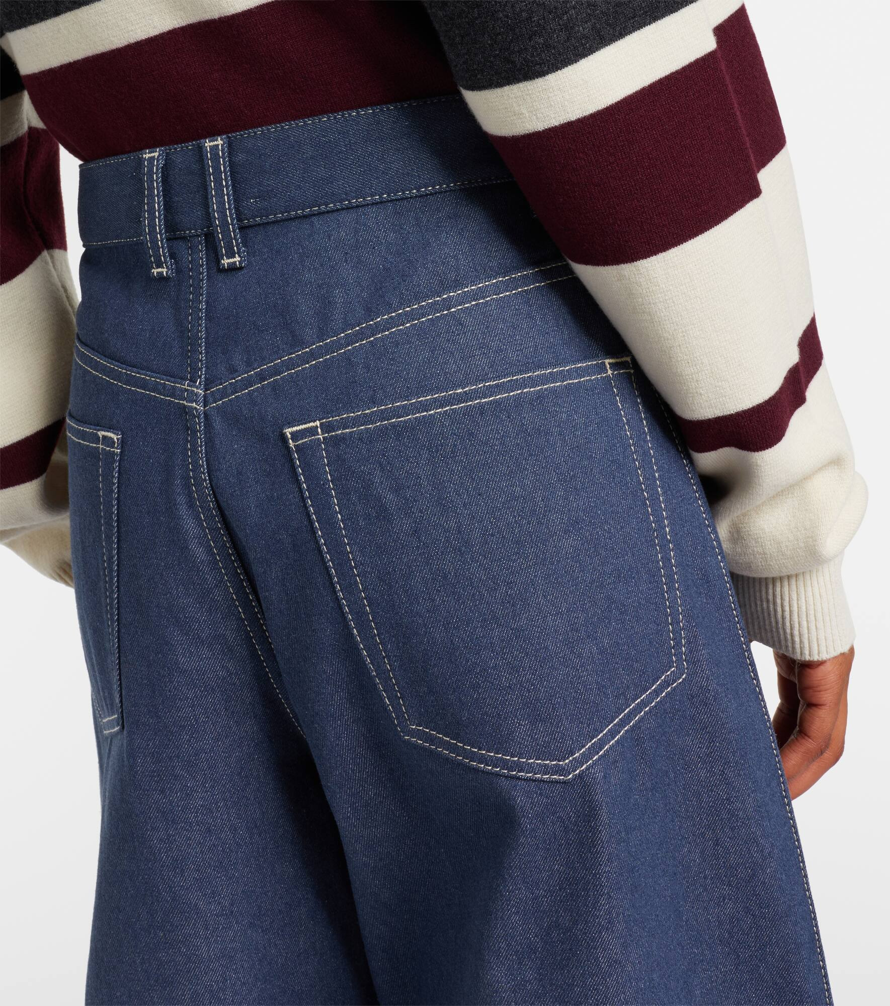 High-rise barrel-leg jeans - 5