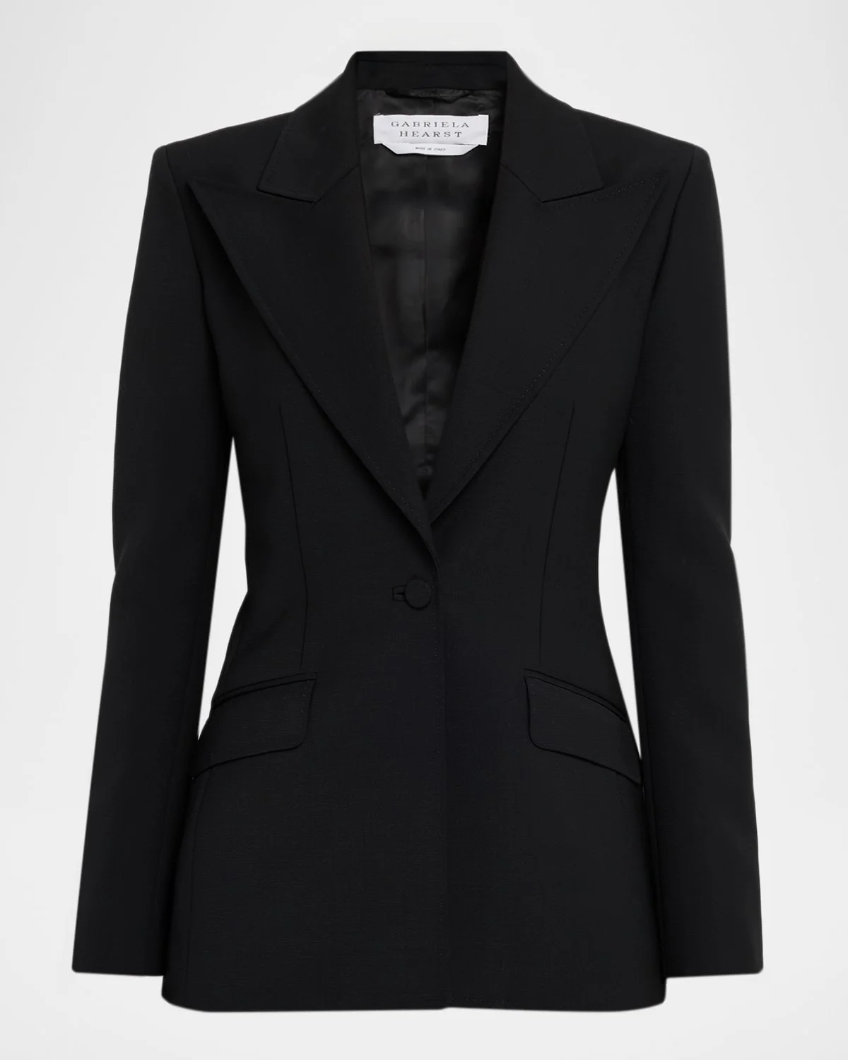 Leiva Single-Breasted Blazer Jacket - 1