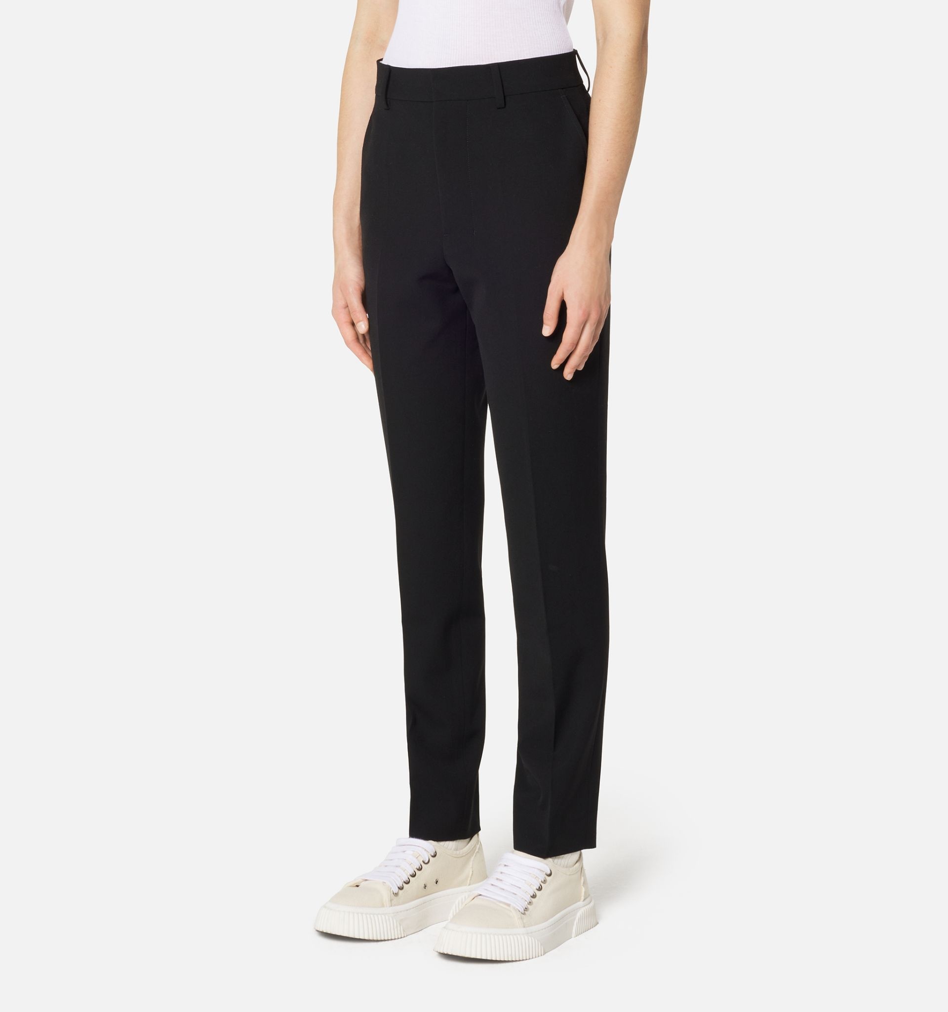 Cigarette Fit Trousers - 3