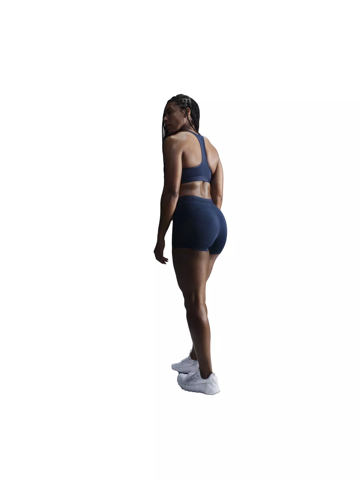 Women's Swoosh Medium Support Padded Sports Bra - Navy - 5