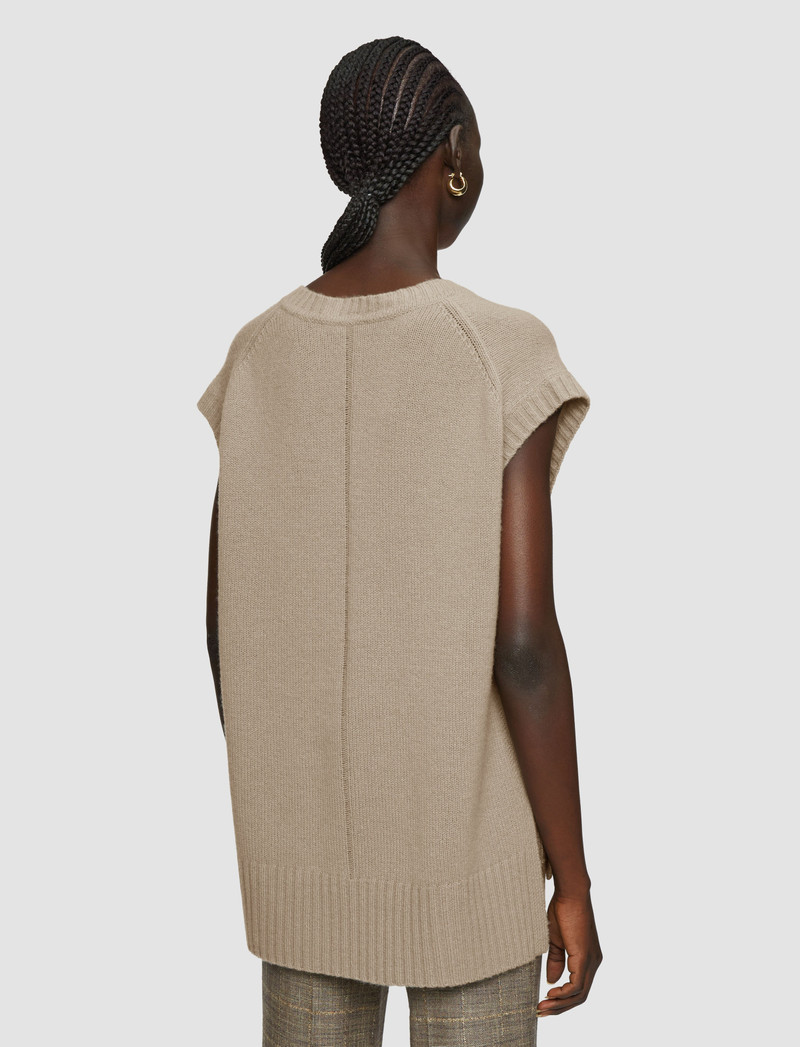 Open Cashmere Vest 4