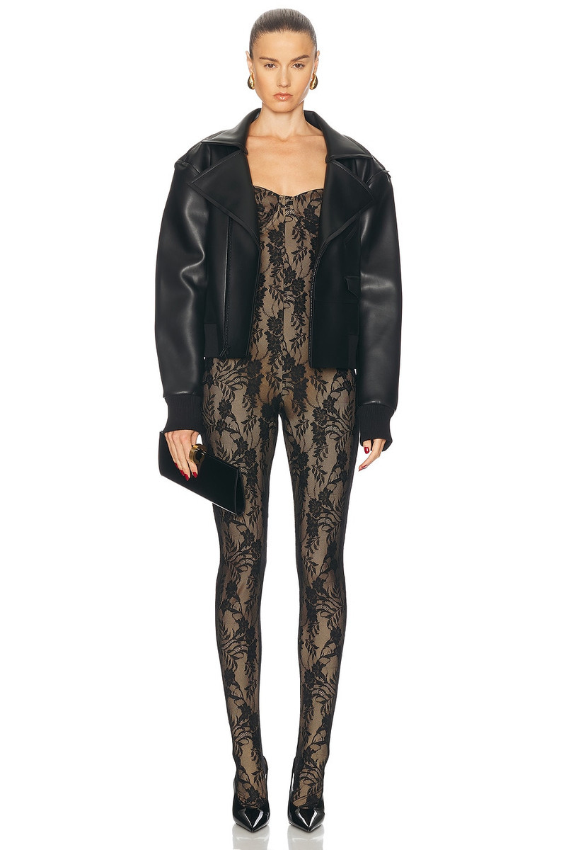 NORMA KAMALI Mini Moto Jacket outlook