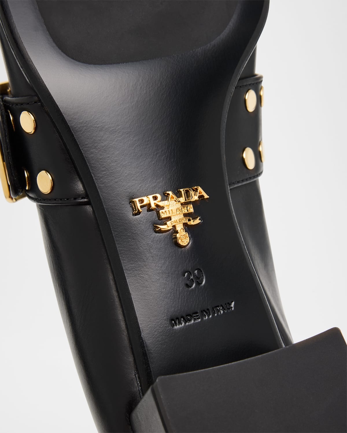 Studded Spazzolato Fume Modellerie Loafers - 6