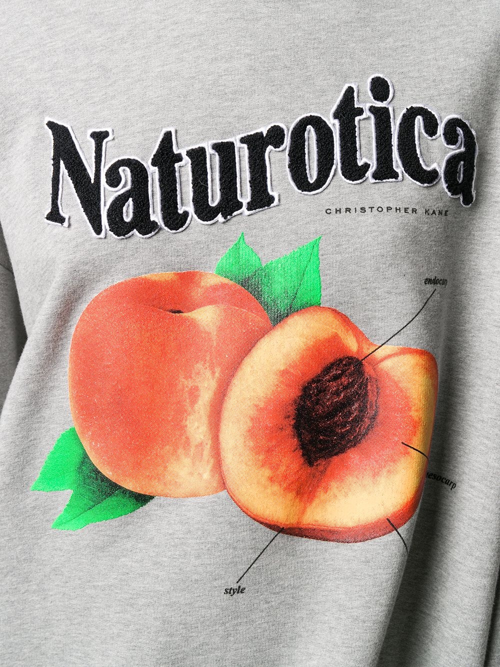 peach print hoodie - 5