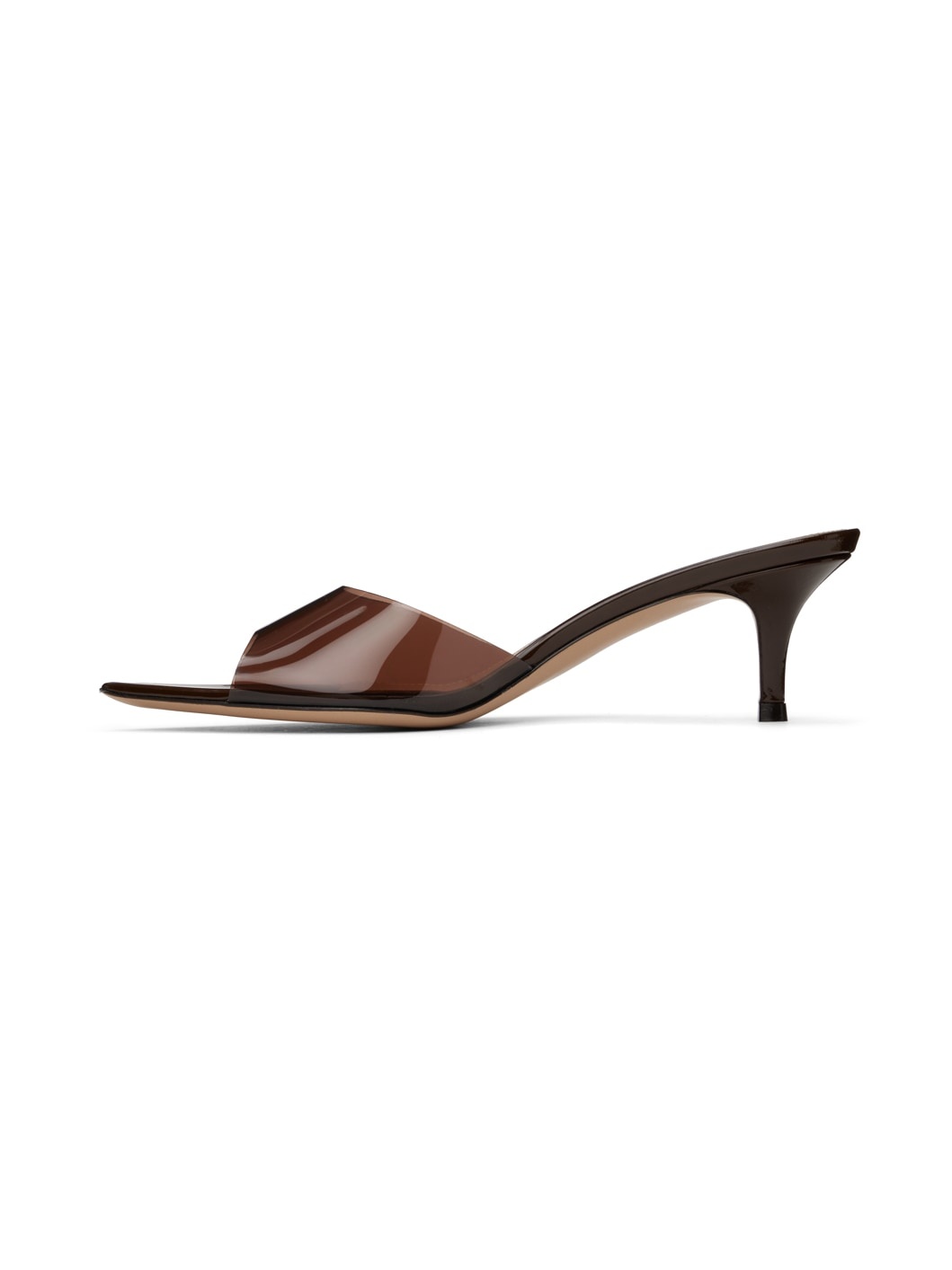 Brown Elle 55 Mules - 3